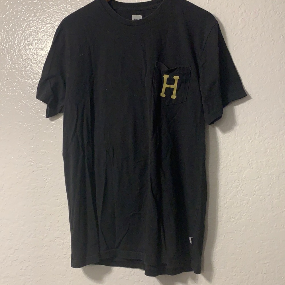 HUF 100% Cotton Black T -Shirt